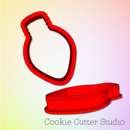Christmas Light Cookie Cutter, Christmas Cookie Cutter