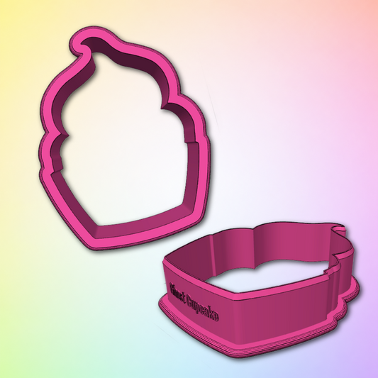 Ghost Cupcake Cookie Cutter STL File | Digital Download Only | 5 Sizes