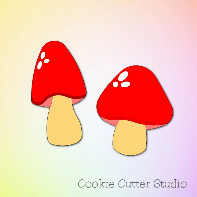 Pink Mushroom Cookie Cutter - Cheap Cookie Cutters