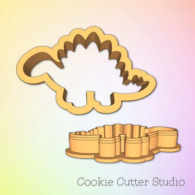 Stegosaurus Cookie Cutter, Dinosaur Cookie Cutter – Cookie Cutter Studio