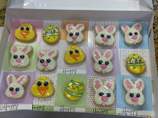 Happy Easter Cookie Card