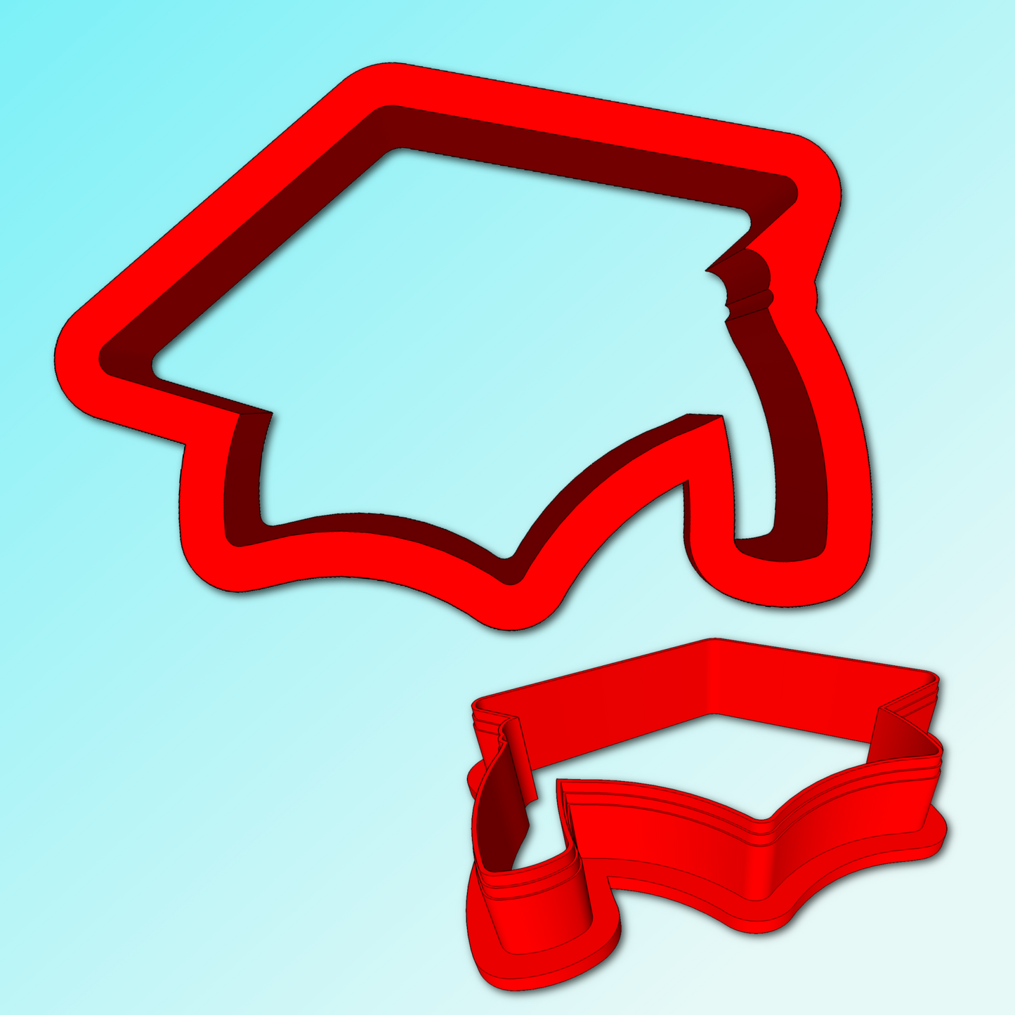Graduation Cap Cookie Cutter