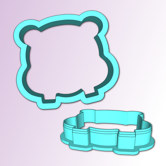 Hippo Cookie Cutter
