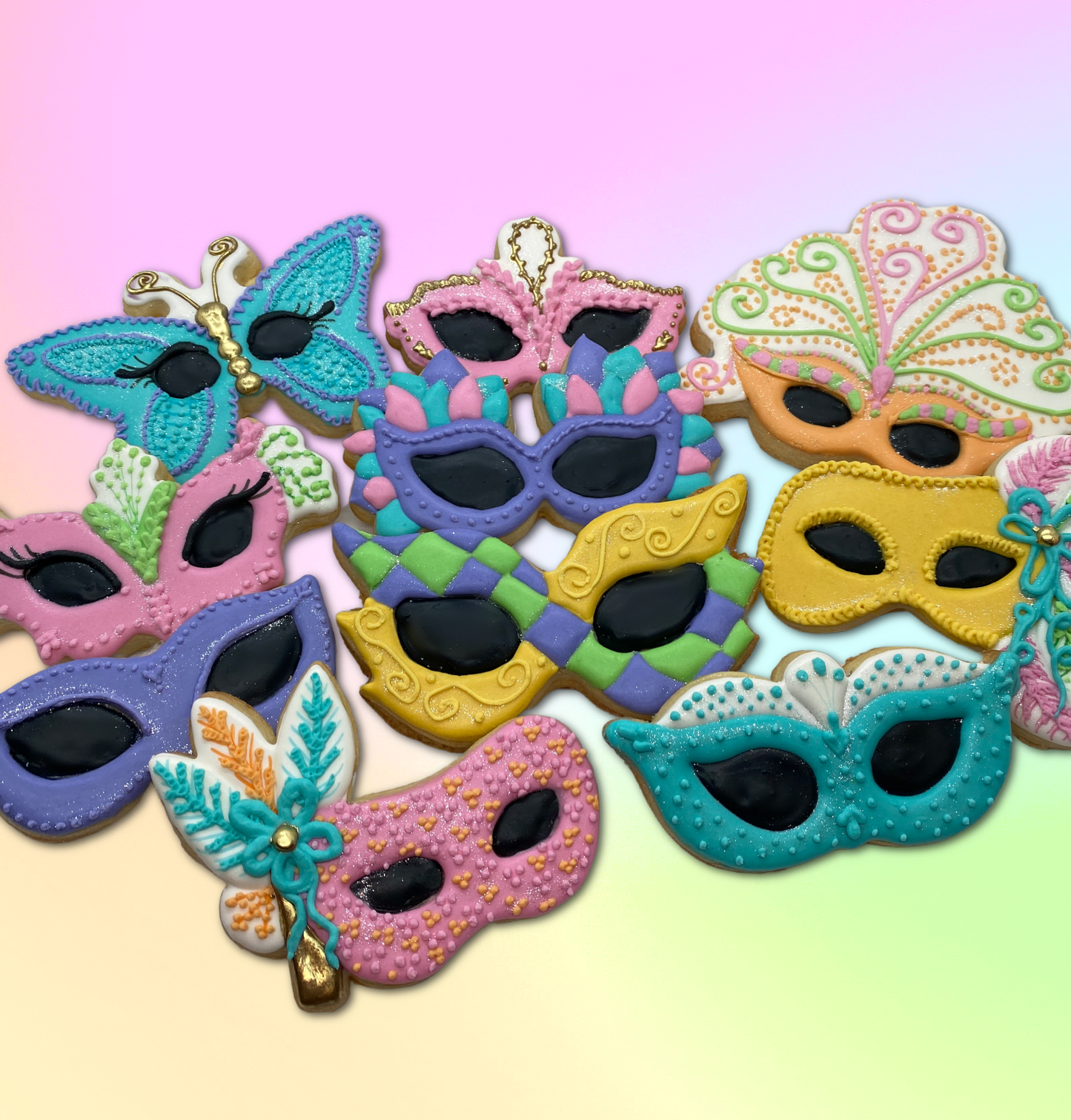 Mardi Gras Mask Cookie Cutter #20