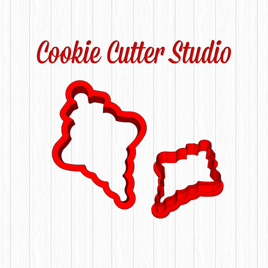 Ornament Cookie Cutter #12, Christmas Cookie Cutter