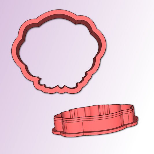 Floral Plaque Cookie Cutter