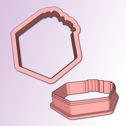 Floral Plaque Cookie Cutter