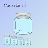 Mason Jar Cookie Cutter #3