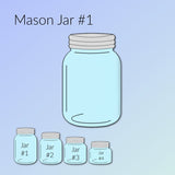 Mason Jar Cookie Cutter #1