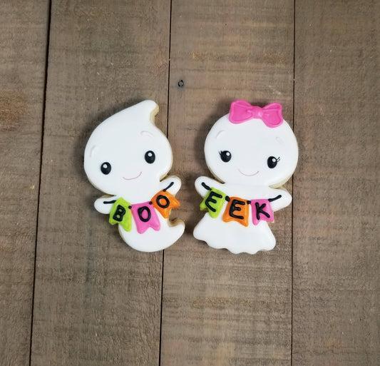 Ghost Boy & Girl Cookie Cutters, Halloween Cookie Cutter