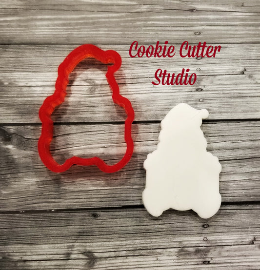 Santa Claus Plaque Cookie Cutter, Christmas Cookie Cutter, Santa Cookie Cutter