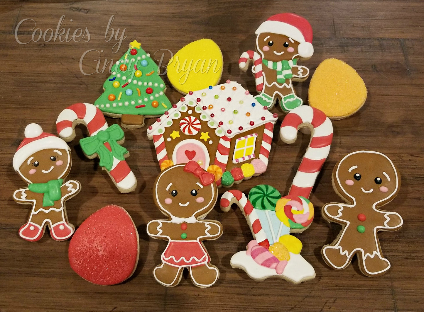 GingerBread Man with Santa Hat Cookie Cutter, Christmas Cookie Cutter