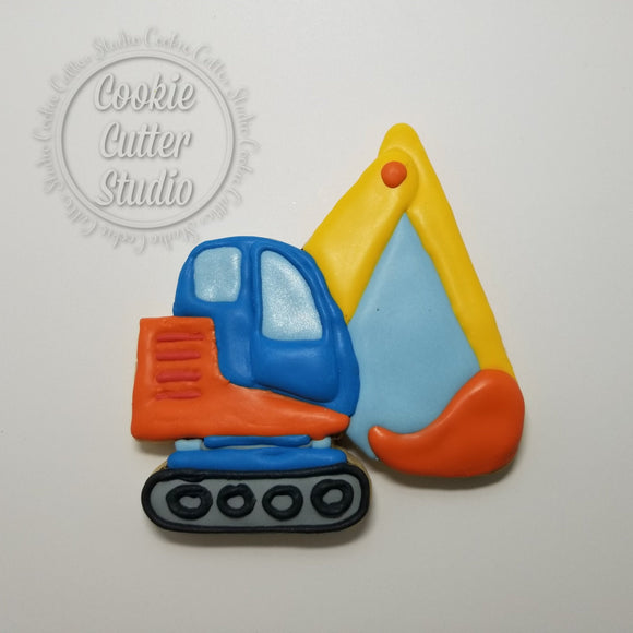 Excavator Cookie Cutter, Digger Cookie Cutter, Construction Cookie Cutters