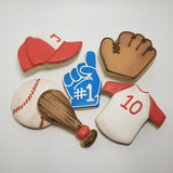 Fan Hand Cookie Cutter, Baseball Cookie Cutters