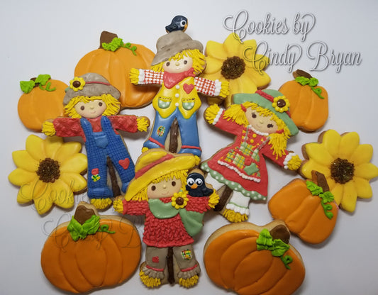 Scarecrow Cookie Cutter, Thanksgiving Cookie Cutters, Autumn Cookie Cutter