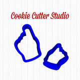 Fan Hand Cookie Cutter, Baseball Cookie Cutters