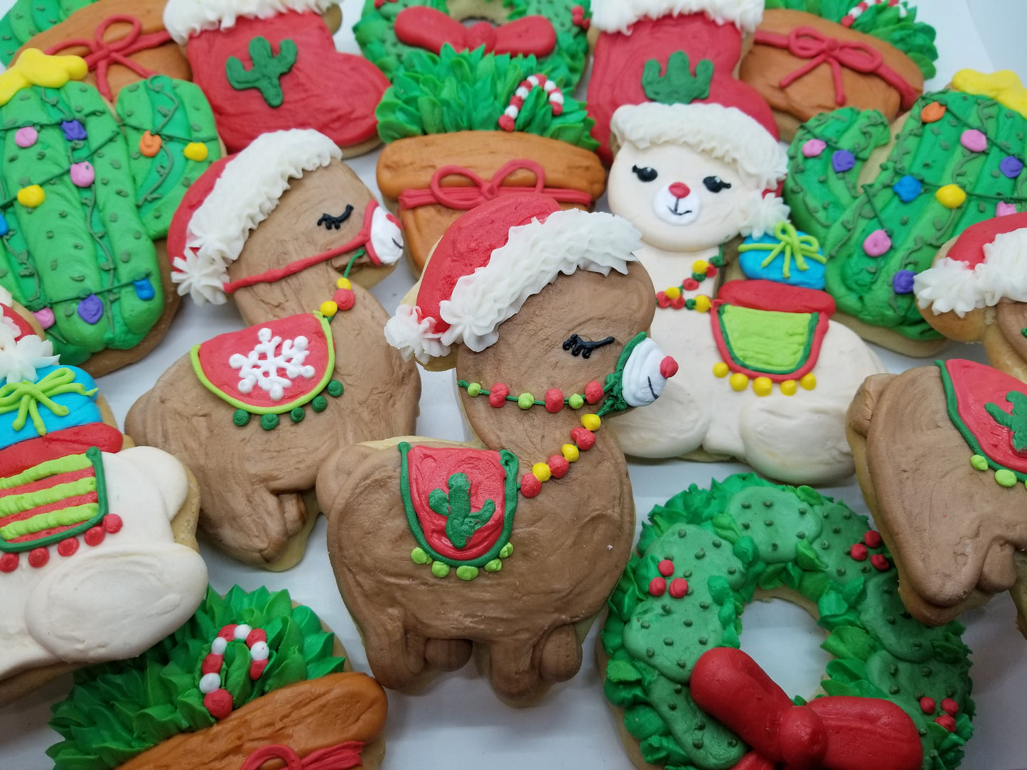 Christmas Llama Cookie Cutter Set, Christmas Cookie Cutters