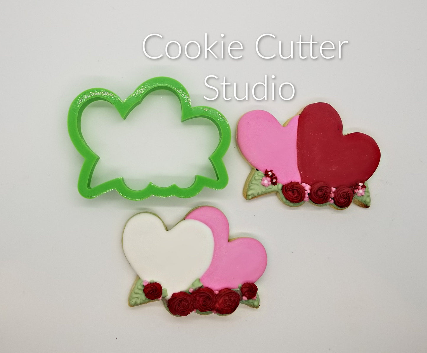 Floral Heart Cookie Cutter, Valentine Cookie Cutter