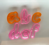 Alphabet Cookie Cutter Set, Lowercase Letters