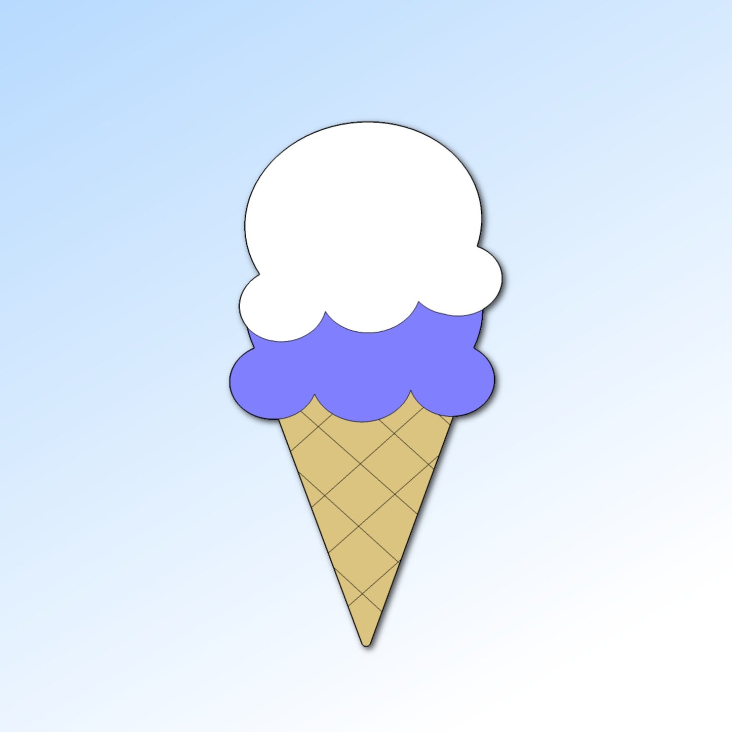 Ice Cream Cone Cookie Cutter