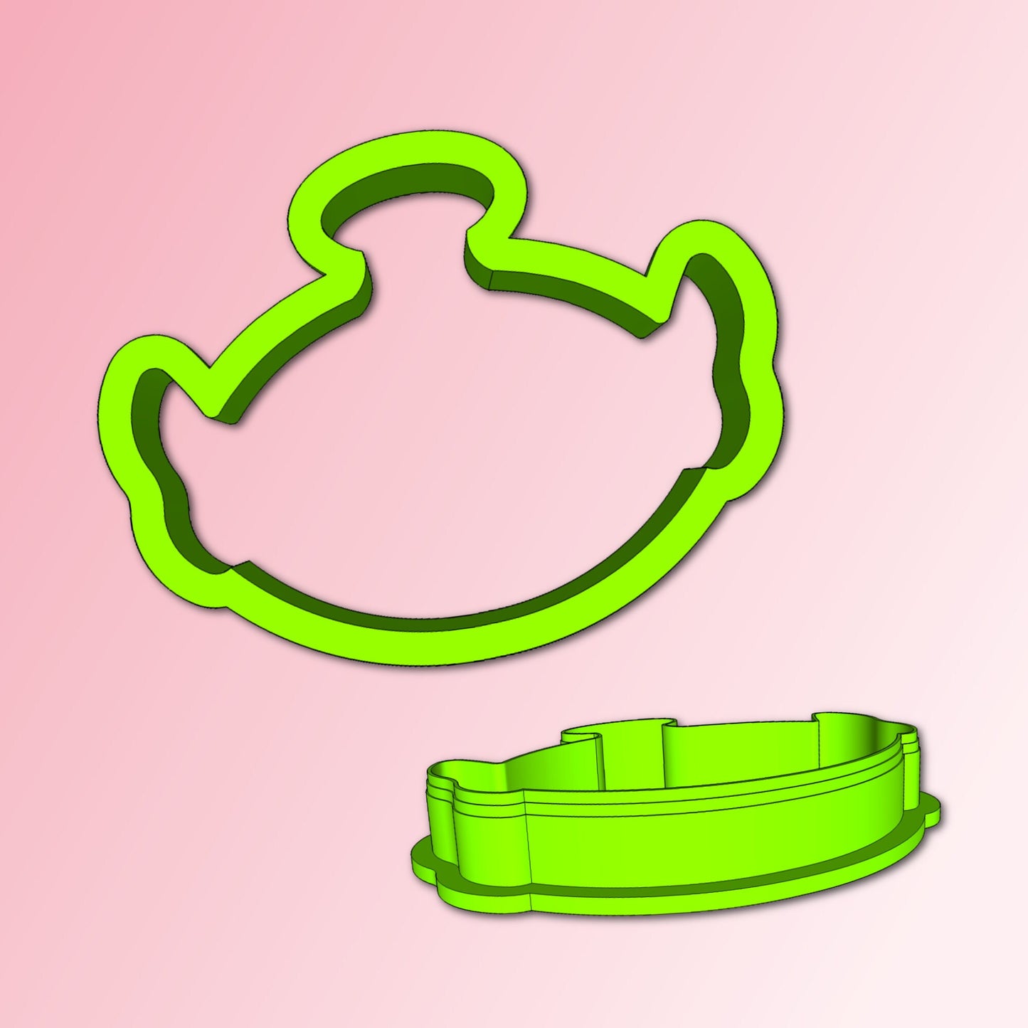 Alien Head Cookie Cutter, Space Cookie Cutter