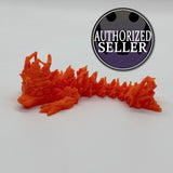 Baby Autumn Dragon, Majestic 3D-Printed Dragon Fidget Toy – Articulated and Eye-Catching!