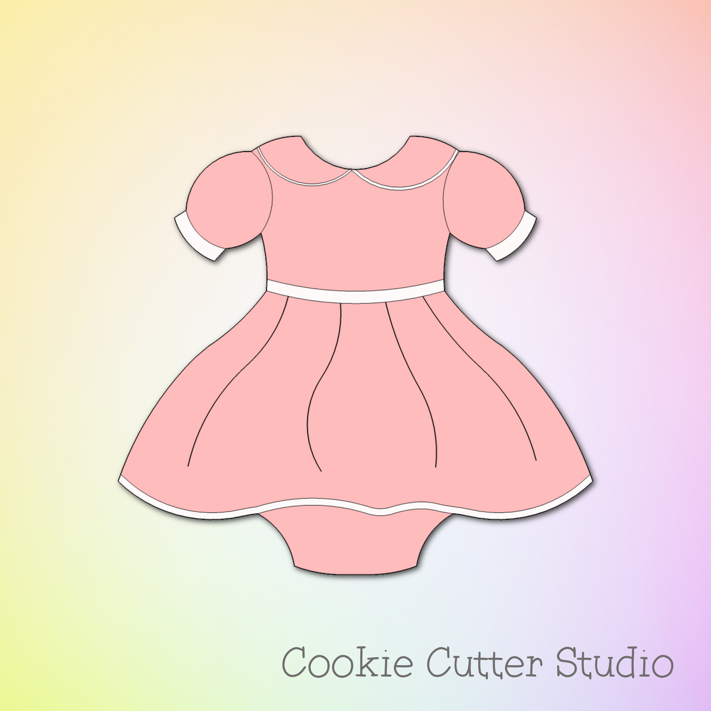 Baby Dress Cookie Cutter