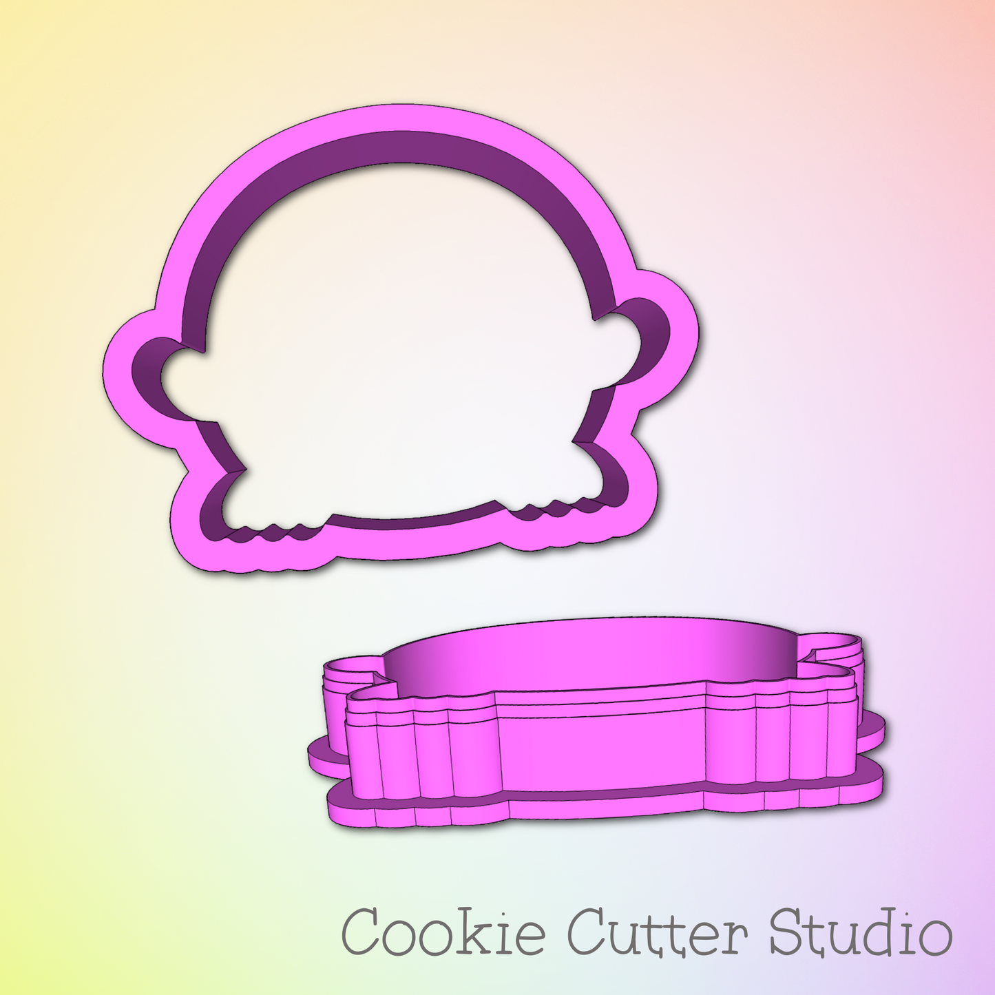 Baby Head Cookie Cutter