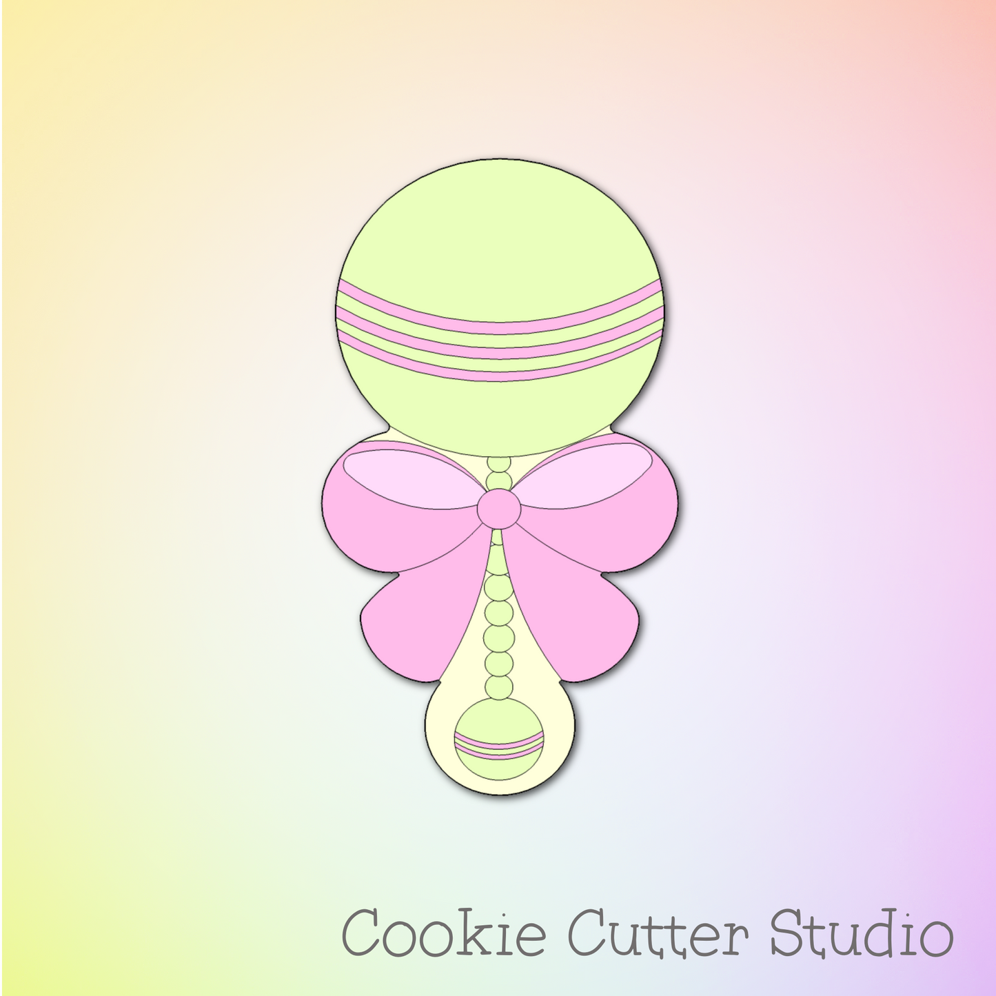 Baby Rattle Cookie Cutter