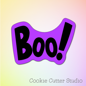 BOO Cookie Cutter, Halloween Cookie Cutters