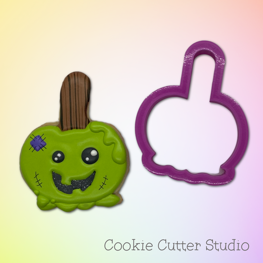 Candy Apple Cookie Cutter, Halloween Cookie Cutter