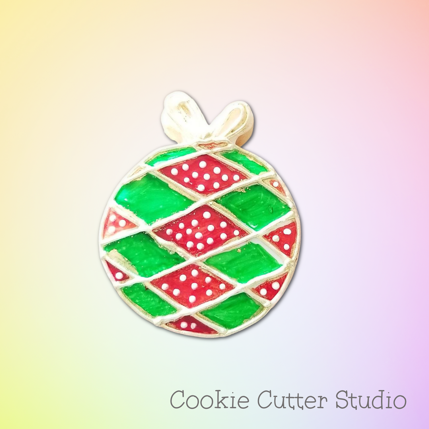 Christmas Ornament Cookie Cutter, Christmas Cookie Cutter
