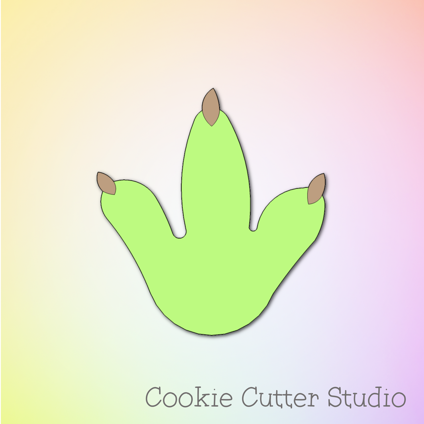 Dinosaur Footprint Cookie Cutter
