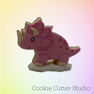 Triceratops Cookie Cutter, Dinosaur Cookie Cutter