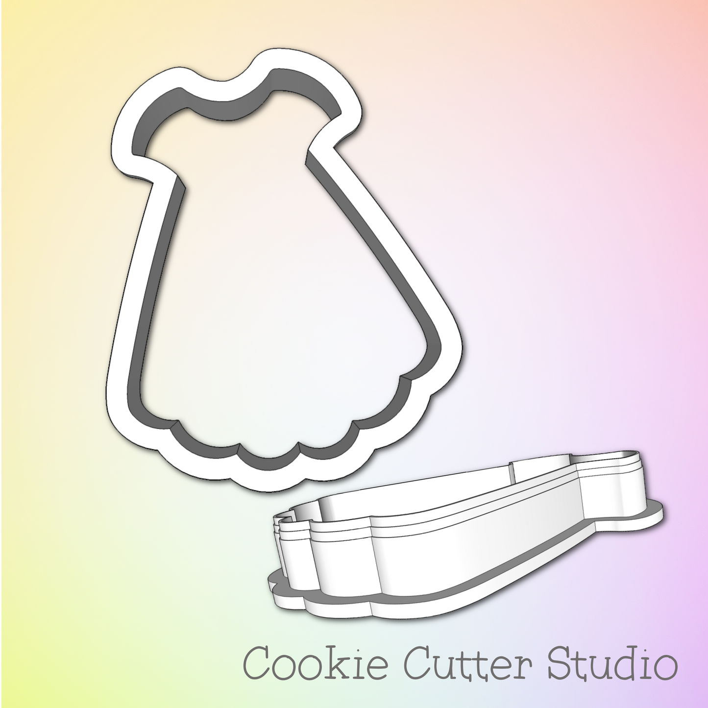 Baby Dress Cookie Cutter