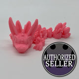 Baby Easter, Majestic 3D-Printed Dragon Fidget Toy – Articulated and Eye-Catching!