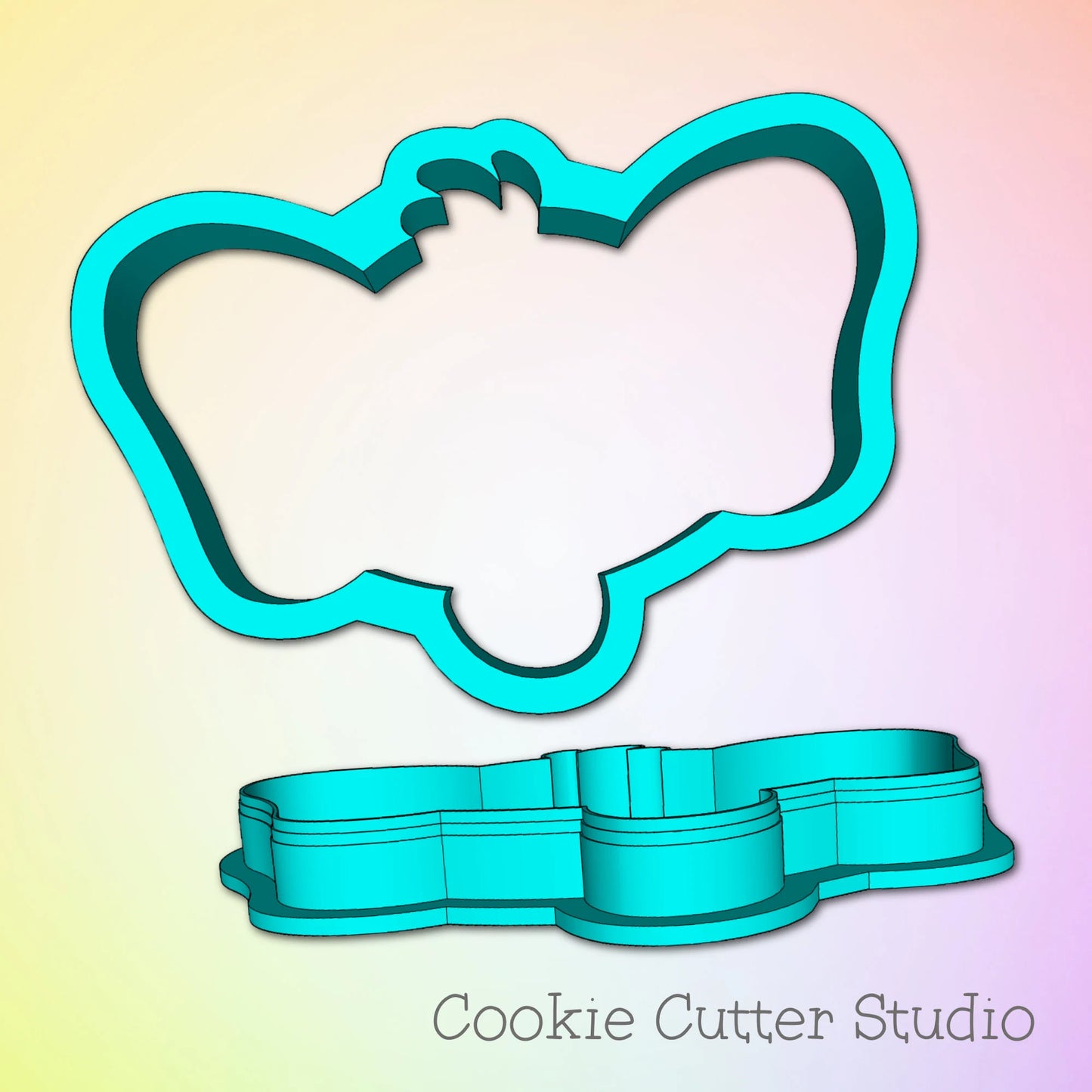 Classic Elephant Head Cookie Cutter