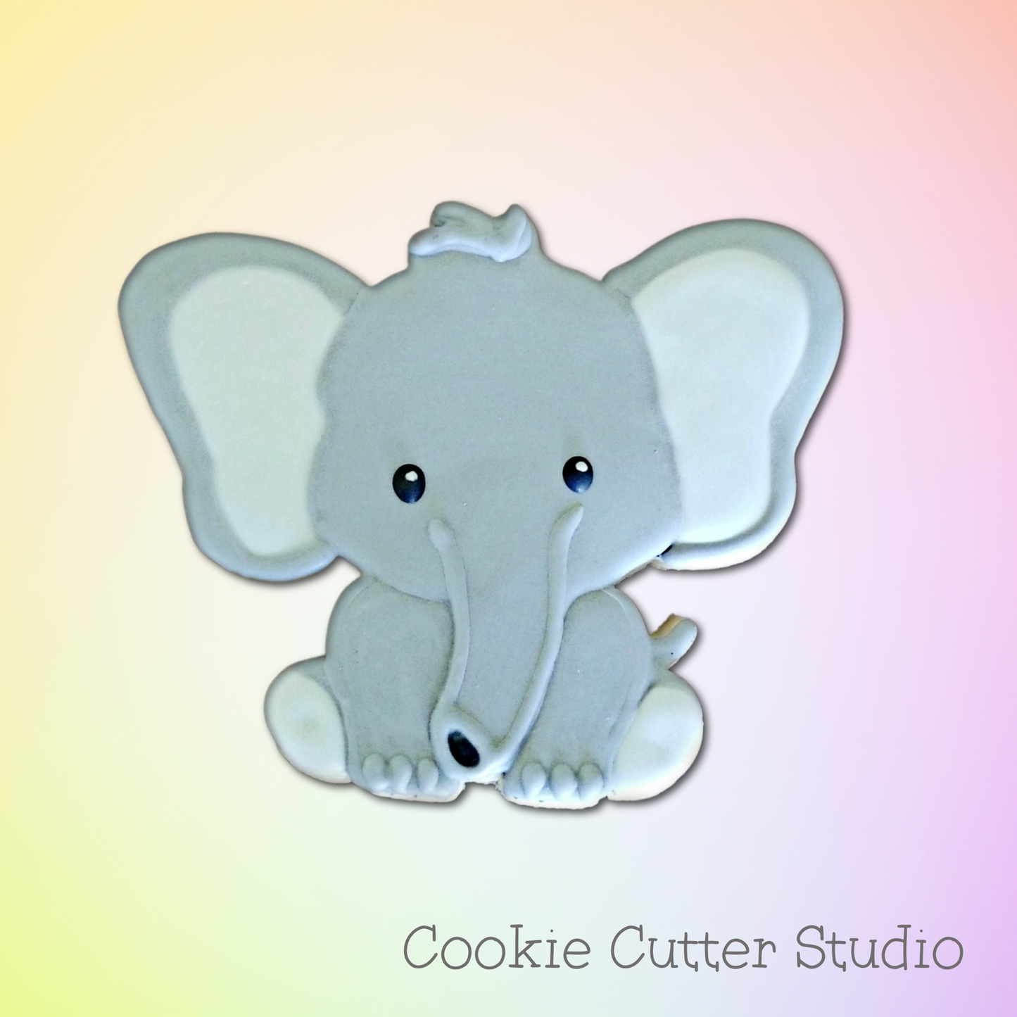 Classic Elephant Full Body Cookie Cutter