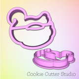 Flamingo Float Cookie Cutter, Pool Float Cookie Cutter