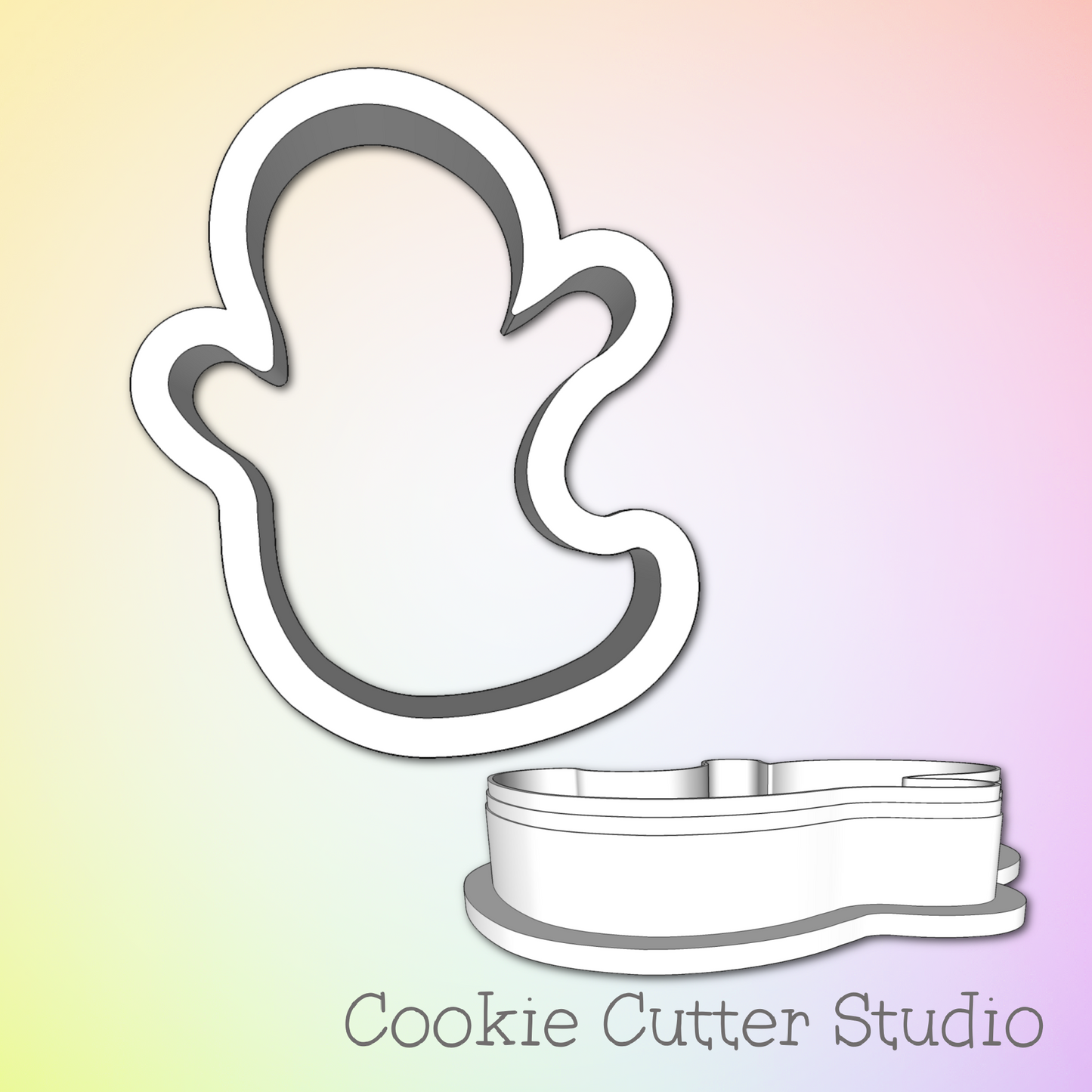 Ghost Cookie Cutter, Halloween Cookie Cutter