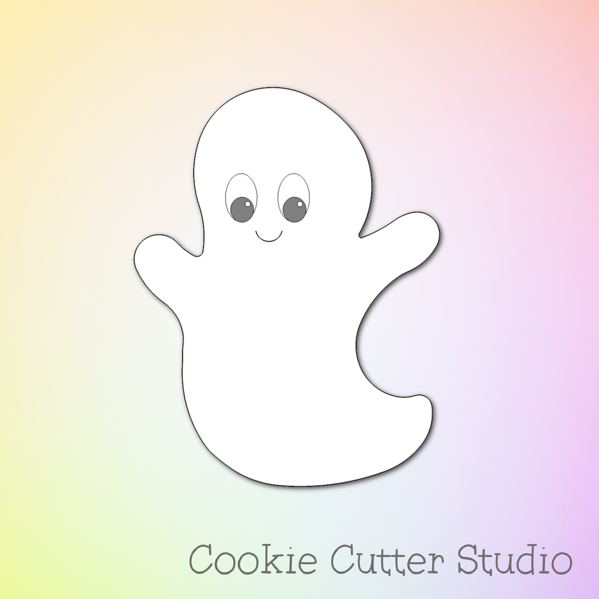 Ghost Cookie Cutter STL File | Digital Download Only | 5 Sizes