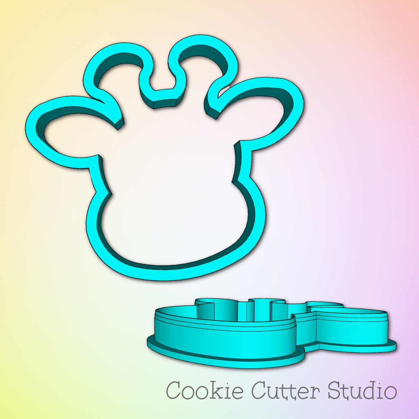 Classic Giraffe Head Cookie Cutter