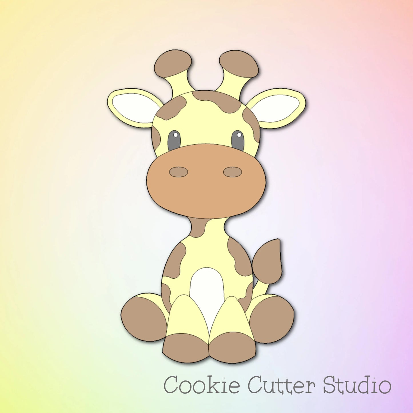 Classic Giraffe Full Body Cookie Cutter