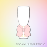 Wine Glass Cookie Cutter, Bridal Shower Cookie Cutter