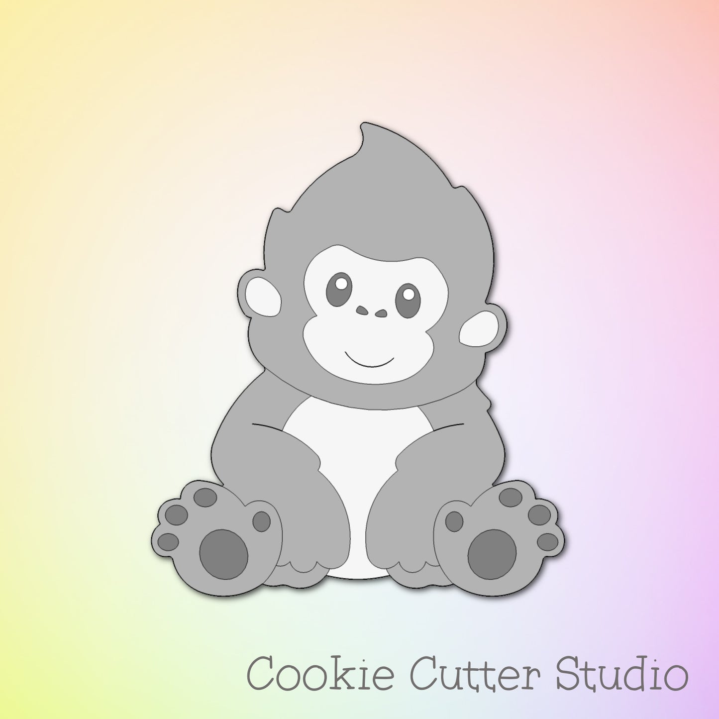 Gorilla Cookie Cutter
