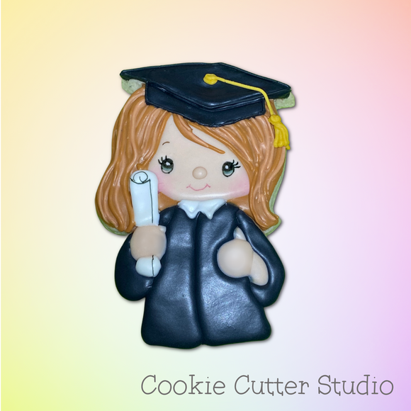 Graduation Girl Cookie Cutter
