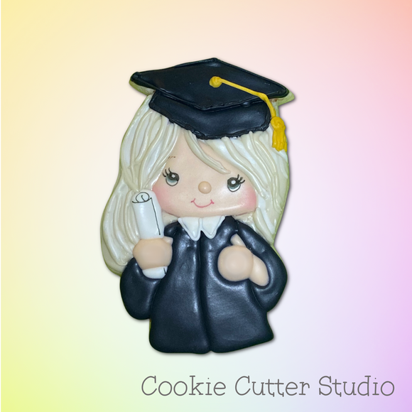 Graduation Girl Cookie Cutter