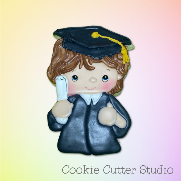 Graduation Boy Cookie Cutter