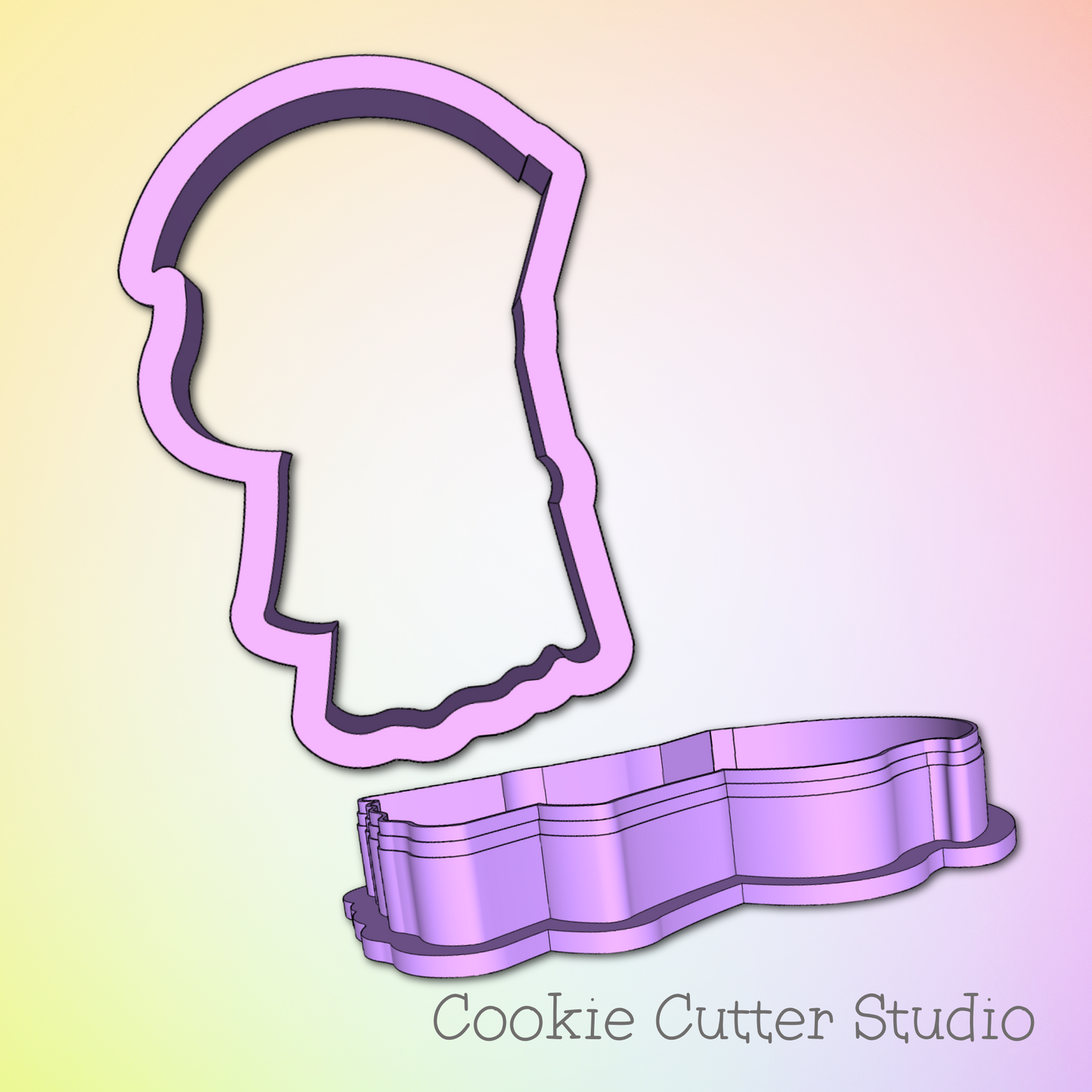 Grim Reaper Cookie Cutter, Halloween Cookie Cutter