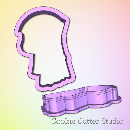 Grim Reaper Cookie Cutter, Halloween Cookie Cutter